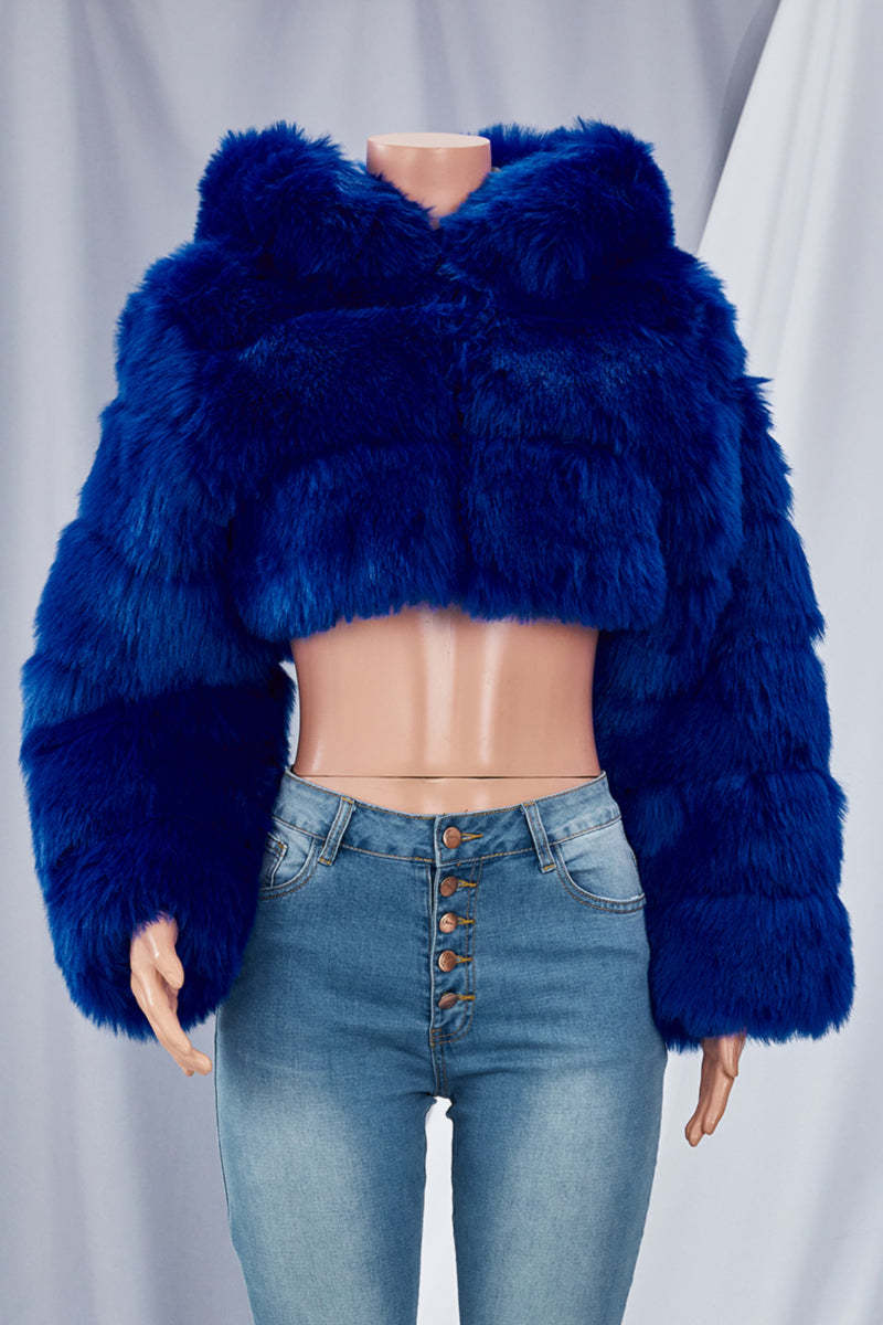 Classic Cropped Fur Coat